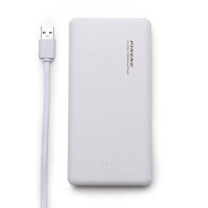 Power Bank Plástico Tipo Pineng com Indicador Led